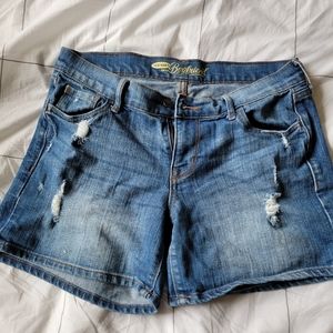 Old Navy Distressed Jean Boyfriend Shorts